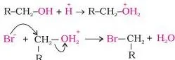 Alcohols, Phenols and Ethers Class 12: Chemistry Part II PDF Protonated alcohols as electrophiles