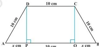 Solution The required trapezium is as given in Fig 6.17.