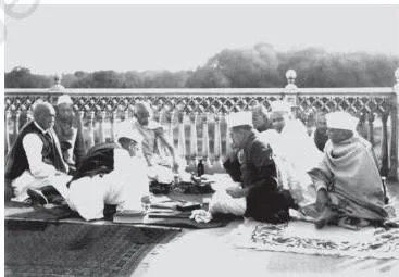 Lala Lajpat Rai assaulted by British police during a peaceful demonstration against the Simon Commission in 1928, showing how protests were met with force