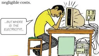 A person using a computer with internet access, showing how IT and telecom allow instant global information sharing