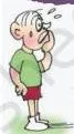 Cartoon of a citizen complaining that political parties are partial, partisan and lead to partitions, illustrating the concept of partisanship in a democracy.