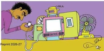 Cartoon illustrating the cumbersome, expensive and time-consuming nature of the consumer redressal process with a consumer tangled in paperwork and legal delays.