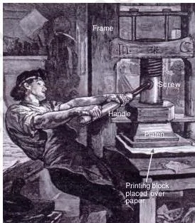 Print Culture and the Modern World Class 10 Notes A 1584 portrait of Johann Gutenberg, who developed the first-known printing press in Europe using moveable metal type