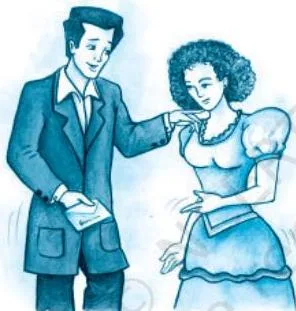 The Necklace Class 10 Notes: Summary, Characters & Themes Matilda Loisel throwing the invitation card spitefully on the table, showing her dissatisfaction with her modest life