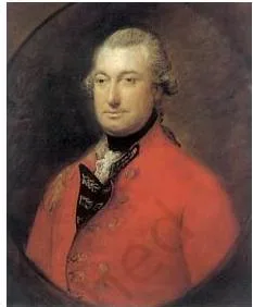 Colonialism and the Countryside: NCERT Class 12 History Chapter 1 Portrait of Charles Cornwallis in military uniform painted by Thomas Gainsborough in 1785, the Governor-General of Bengal when the Permanent Settlement was introduced