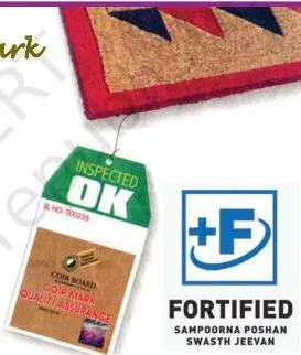 Panel of standard certification logos including ISI, Agmark, Hallmark and +F, showing the marks that assure quality on certified products