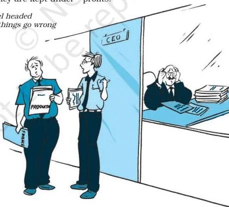 Controlling Class 12: NCERT Business Studies Chapter 8 Remain level headed even when things go wrong — the calm, analytical temperament a manager needs while controlling, from the Controlling Class 12 NCERT chapter, page 204