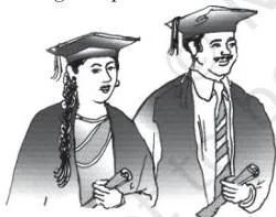 Current Challenges Facing the Indian Economy: NCERT Class 11 Economics Chapter 4 — Human Capital Formation in India A steep education pyramid with few students at the top, showing that higher education has few takers in India