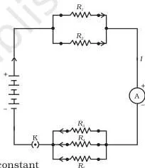 Electricity Class 10 important questions diagram of a series-parallel combination circuit