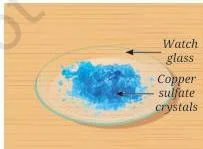 Exploring Mixtures and their Separation Class 9 Notes A covered beaker of clear copper sulfate filtrate cooling slowly and undisturbed, allowing crystals to form