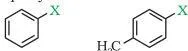 Haloalkanes and Haloarenes Class 12 PDF (Chemistry Part II) Structure showing a halogen atom bonded directly to an sp2 carbon of a benzene ring, an aryl halide