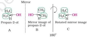 Haloalkanes and Haloarenes Class 12 Notes Comparison of propan-2-ol which is achiral with butan-2-ol which is chiral because it has four different groups on the central carbon