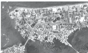 Human Development Class 12: Chapter 3 Geography NCERT PDF Banda Aceh in June 2004, the city before the tsunami, paired with its December photograph to show negative growth
