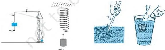 Laws of Motion Class 11 Notes Examples of contact forces in mechanics: normal reaction, friction, buoyancy and air resistance acting between bodies and surfaces or fluids