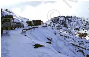 Lifelines of National Economy Class 10: NCERT Chapter 7 PDF Traffic moving along a north-eastern border road in Arunachal Pradesh, where border roads connect remote areas