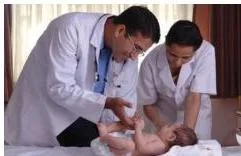 Photo that puts a human face on the infant mortality rate, showing that the human cost continues beyond the statistic