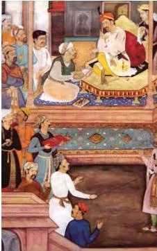 Peasants, Zamindars Class 12: NCERT Chapter 4 PDF Abu'l Fazl presenting the completed Akbar Nama manuscript to his patron the emperor, showing the chronicle's court origin
