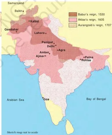 Peasants, Zamindars Class 12: NCERT Chapter 4 PDF The Mughal administrative system had at its apex a military-cum-bureaucratic apparatus (*mansabdari*) which was responsible for looking after the civil and military affairs of the state.