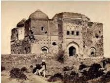 Rebels and the Raj Class 12: Chapter 2 PDF and Key Themes Photograph of a bombed mosque on the Delhi Ridge with rubble around it, one of Felice Beato's images of desolation after the revolt