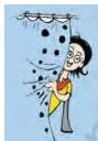 Cartoon of a shackled prisoner behind bars being told he does not exist, showing the gap between declared human rights and lived reality