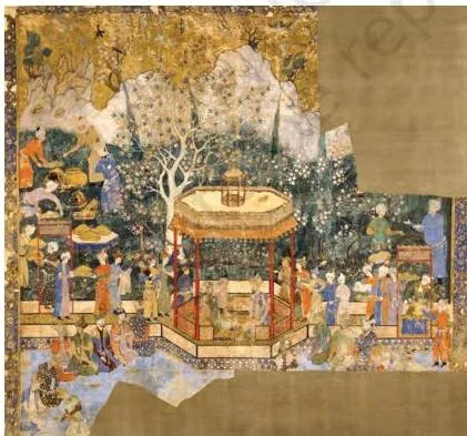 The Mughal School of Miniature Painting 3: Class 12 Fine Art NCERT Chapter 3 A Mughal miniature painting the chapter places beside its account of Babur, the first emperor, who came from present-day Uzbekistan in 1526