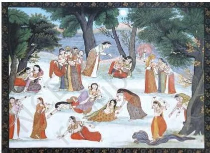 The Pahari Schools of Painting Class 12: Chapter PDF This series of *Bhagvata Purana* paintings is one of the greatest achievements of Kangra artists.