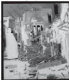 A crowd celebrating on Independence Day, 15 August 1947, capturing the joy of freedom alongside the violence of Partition