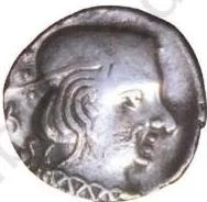 Silver coin of a Shaka ruler, evidence that rulers classed as mlechchhas issued their own currency and held political power